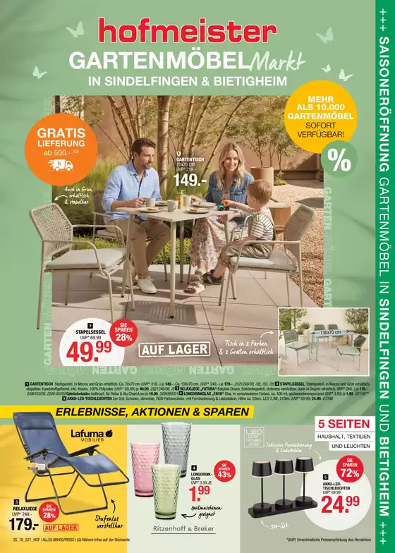 Hofmeister Katalog in Magdeburg | Garten Highlights | 2026-04-09T00:00:00.000Z - 2026-05-05T00:00:00.000Z
