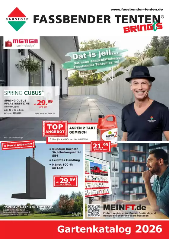 Fassbender Tenten Katalog in Neumünster | Dat Is Jeil | 2026-04-09T00:00:00.000Z - 2026-12-31T00:00:00.000Z