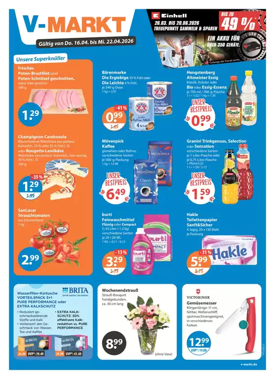 V Markt Katalog in Edewecht | Sonderangebote für Sie | 2026-04-16T00:00:00.000Z - 2026-04-22T00:00:00.000Z