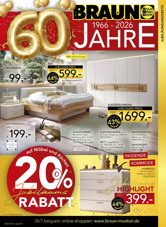 Möbel Braun Katalog | JAHRE | 2026-04-14T00:00:00.000Z - 2026-05-02T00:00:00.000Z