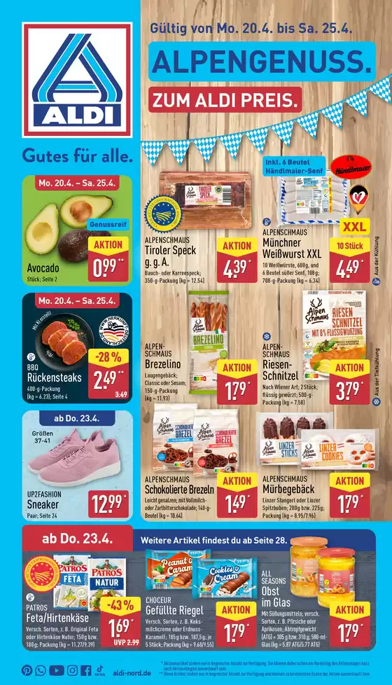 Aldi Nord Reisen Katalog in Kirchwald | Top-Deals für alle Kunden | 2026-04-20T00:00:00.000Z - 2026-04-25T00:00:00.000Z