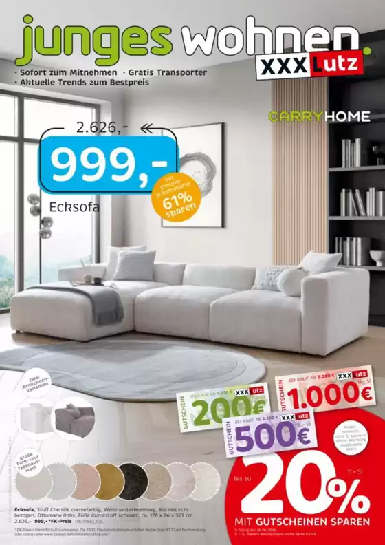 XXXLutz Katalog in Villingen-Schwenningen | Junges Wohnen | 2026-04-14T00:00:00.000Z - 2026-04-25T00:00:00.000Z