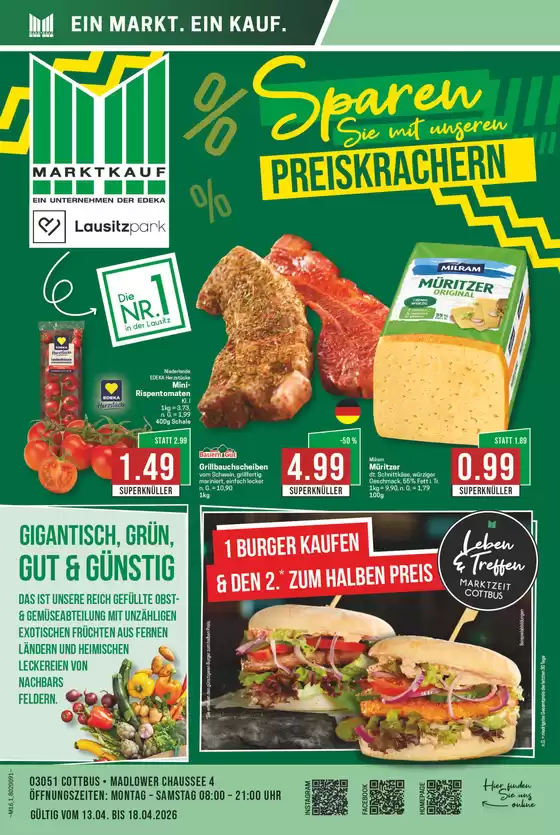 Marktkauf Katalog | Exklusive Deals für unsere Kunden | 2026-04-13T00:00:00.000Z - 2026-04-18T00:00:00.000Z