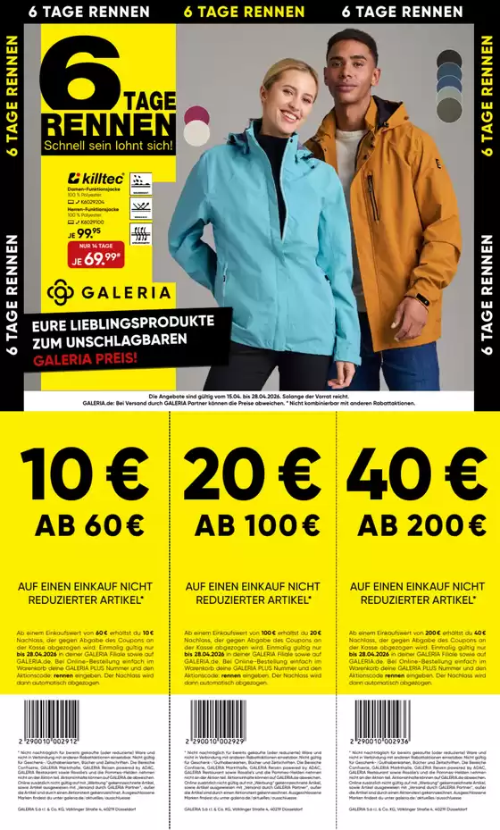 Galeria Karstadt Kaufhof Katalog in Wittingen | Galeria Karstadt Kaufhof Angebote | 2026-04-15T00:00:00.000Z - 2026-04-28T00:00:00.000Z