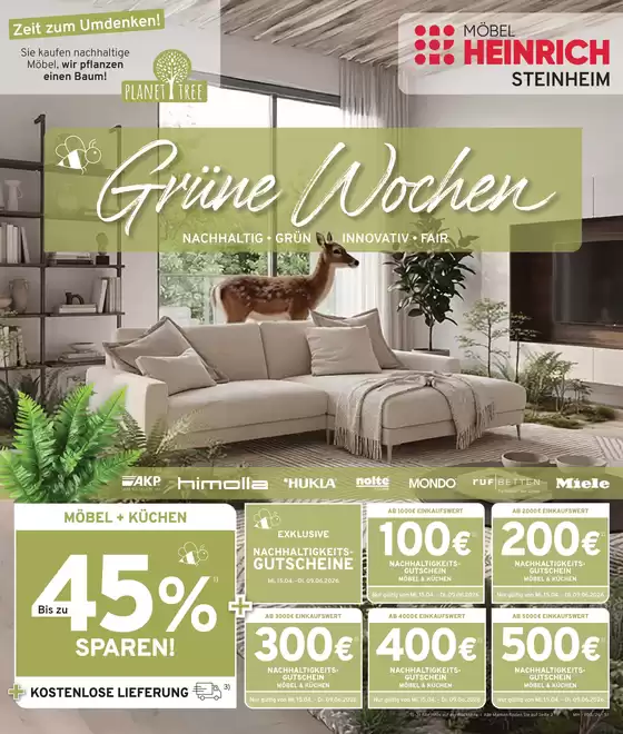 Möbel Heinrich Katalog in Pirk | Aktuelle Schnäppchen und Angebote | 2026-04-15T00:00:00.000Z - 2026-05-20T00:00:00.000Z