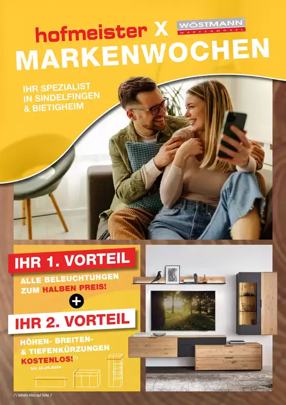 Hofmeister Katalog in Gießen | Wöstmann-Highlights | 2026-04-16T00:00:00.000Z - 2026-06-30T00:00:00.000Z