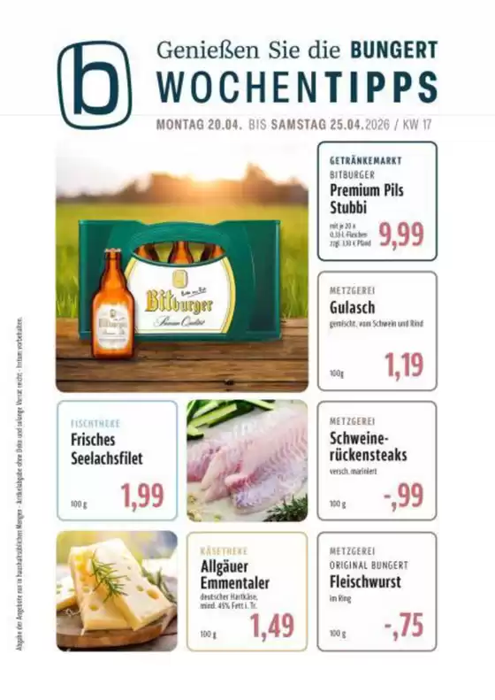 BUNGERT Katalog in Harsefeld (Flecken) | BUNGERT flugblatt | 2026-04-20T00:00:00.000Z - 2026-04-25T00:00:00.000Z