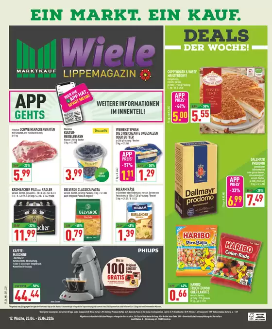 Marktkauf Katalog | Tolle Rabatte auf ausgewählte Produkte | 2026-04-20T00:00:00.000Z - 2026-04-25T00:00:00.000Z