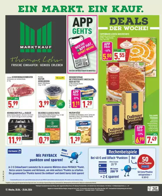 Marktkauf Katalog | Jetzt sparen mit unseren Deals | 2026-04-20T00:00:00.000Z - 2026-04-25T00:00:00.000Z