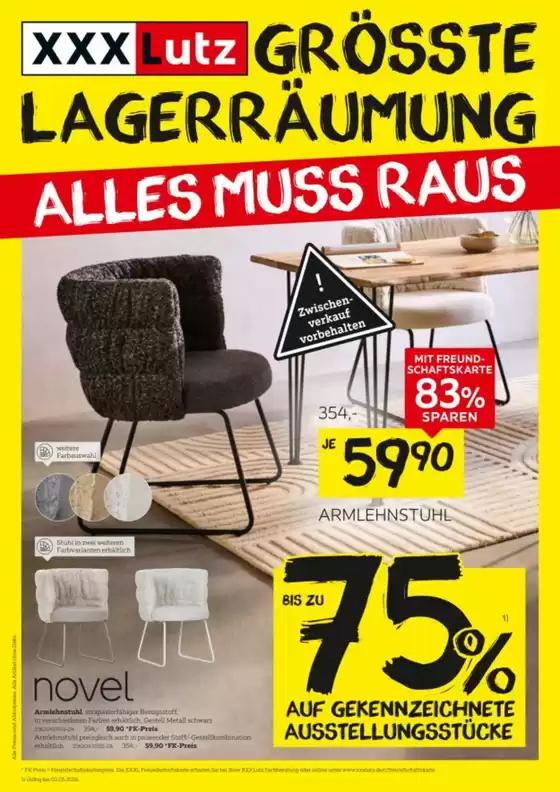 XXXLutz Katalog in Freiberg | Größte Lagerräumung | 2026-04-20T00:00:00.000Z - 2026-05-02T00:00:00.000Z