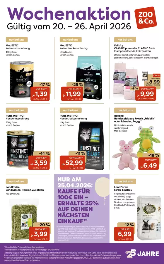 Zoo & Co Katalog in Kaiserslautern | Wochenkarte`` | 2026-04-20T00:00:00.000Z - 2026-04-26T00:00:00.000Z