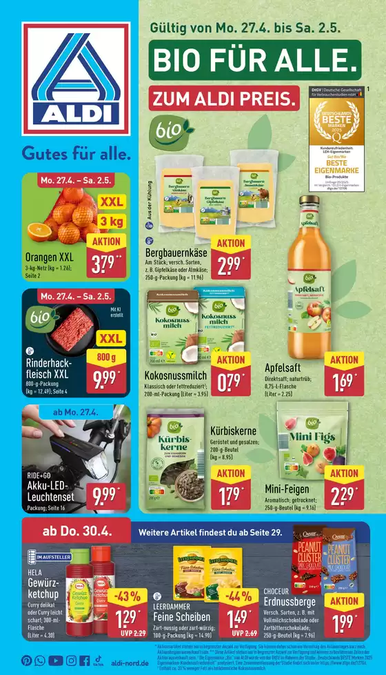 Aldi Nord Reisen Katalog in Ried | Neue Angebote zum Entdecken | 2026-04-27T00:00:00.000Z - 2026-05-02T00:00:00.000Z