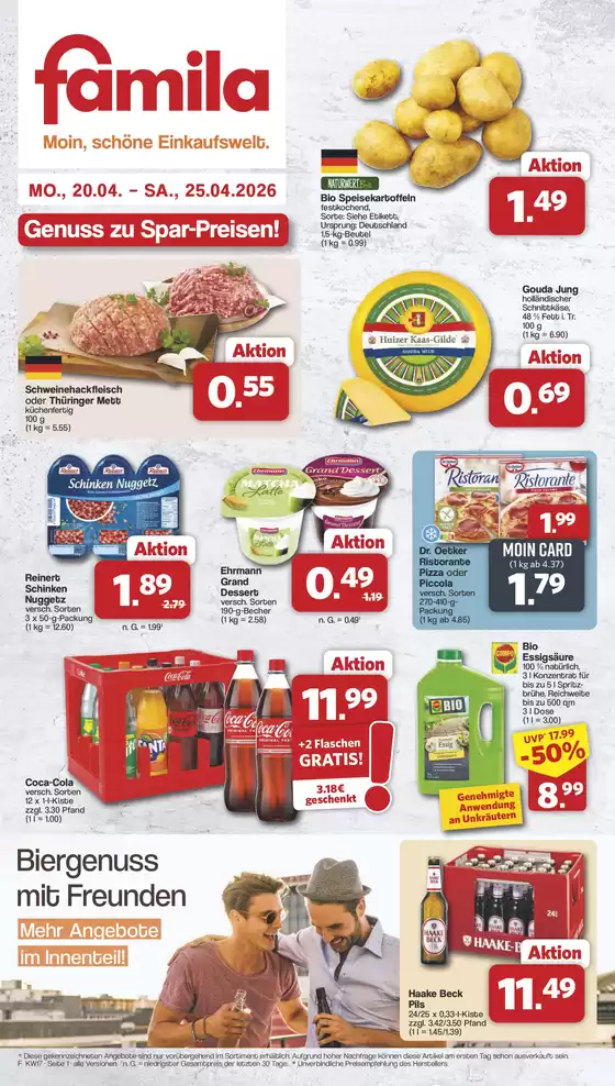 famila Nordwest Katalog in Düsseldorf | Markt - Angebote | 2026-04-21T00:00:00.000Z - 2026-04-25T00:00:00.000Z
