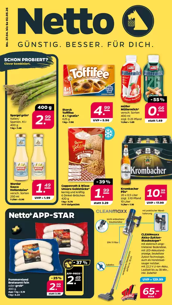 Netto Katalog in Delligsen (Flecken) | Aktuelle Deals und Angebote | 2026-04-27T00:00:00.000Z - 2026-05-02T00:00:00.000Z