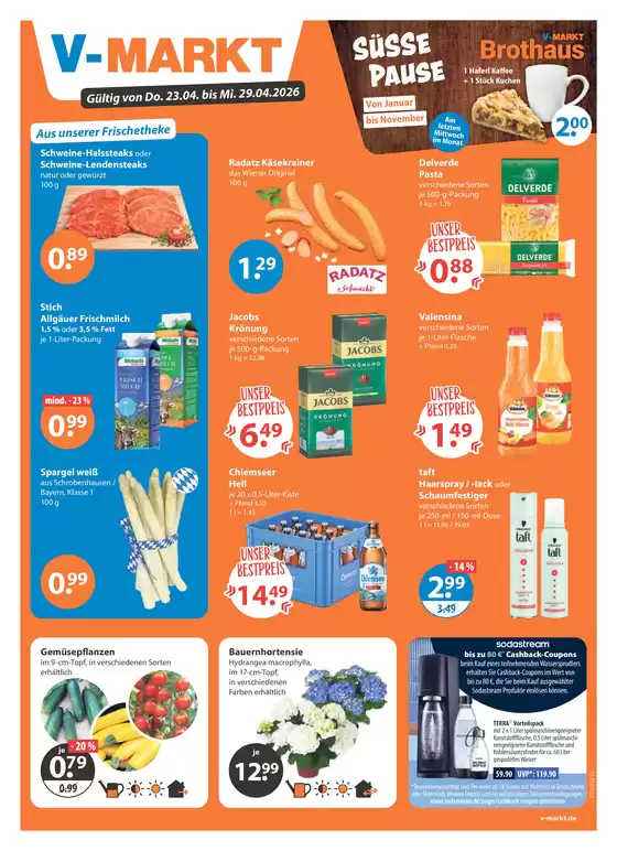 V Markt Katalog in Düsseldorf | Attraktive Angebote entdecken | 2026-04-23T00:00:00.000Z - 2026-04-29T00:00:00.000Z