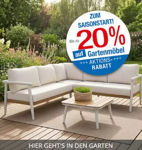Ostermann Möbel Katalog in Waltersdorf | Zum Saisonstart! Bis Zu 20% | 2026-04-21T00:00:00.000Z - 2026-05-05T00:00:00.000Z