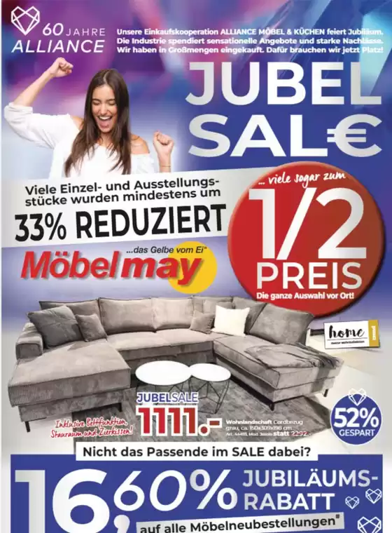 Möbel May Katalog in Waldbröl | Jubel Sale ` | 2026-04-21T00:00:00.000Z - 2026-04-30T00:00:00.000Z