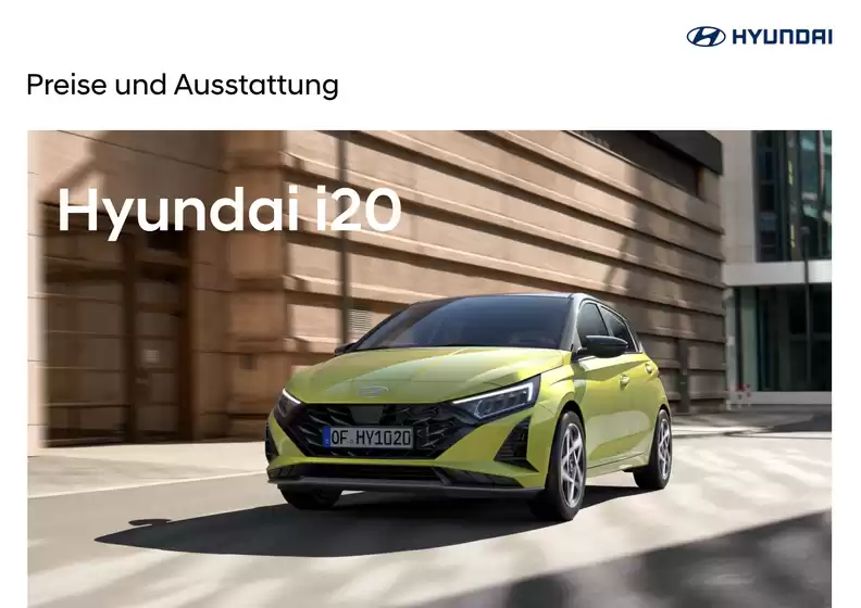 Hyundai Katalog in Villingen-Schwenningen | Hyundai i20 preislistepdf | 2026-04-22T00:00:00.000Z - 2027-04-22T00:00:00.000Z
