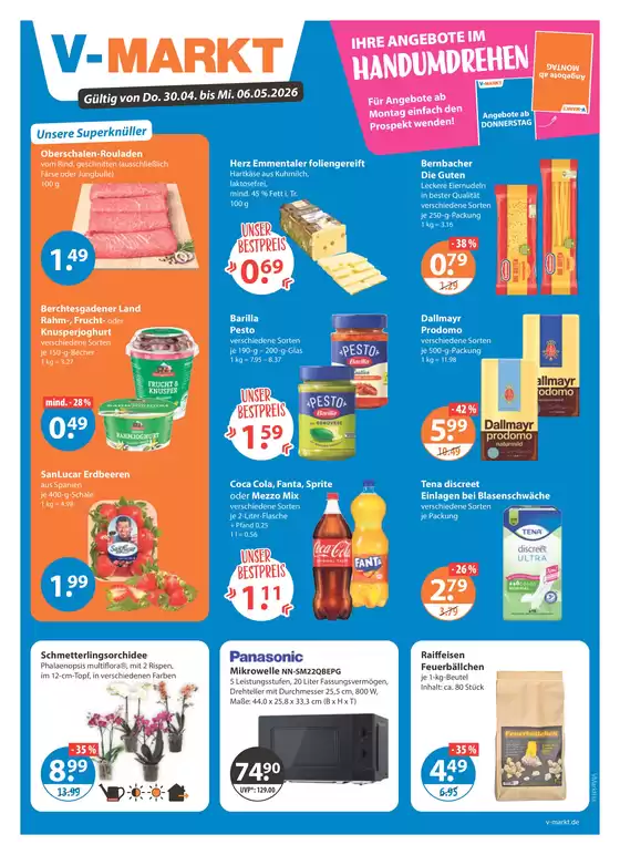 V Markt Katalog in Kaltenkirchen | Unsere besten Angebote für Sie | 2026-04-30T00:00:00.000Z - 2026-05-06T00:00:00.000Z