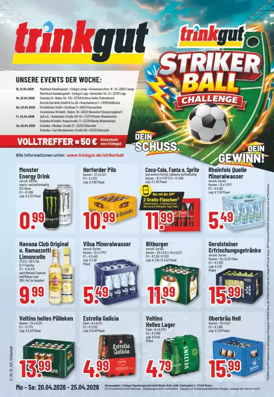 trinkgut Katalog in Straubing | Neue Angebote zum Entdecken | 2026-04-20T00:00:00.000Z - 2026-04-25T00:00:00.000Z