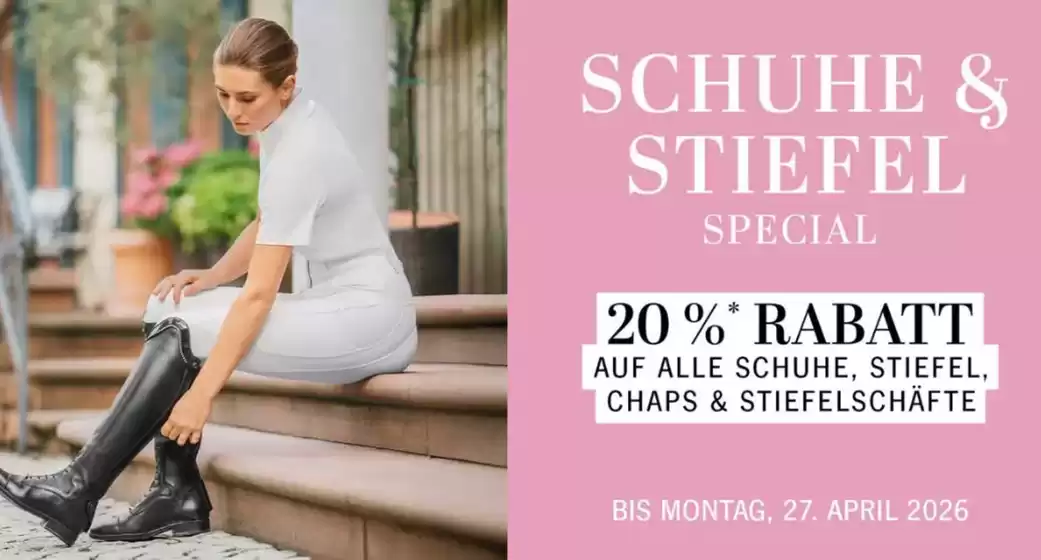 Krämer Pferdesport Katalog in Sondershausen | Schuhe & Stiefel | 2026-04-24T00:00:00.000Z - 2026-04-27T00:00:00.000Z