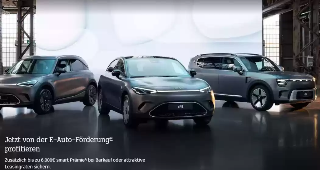 Smart Katalog in Güstrow | Jetzt von der E-Auto-Forderung profitieren | 2026-04-24T00:00:00.000Z - 2026-05-19T00:00:00.000Z