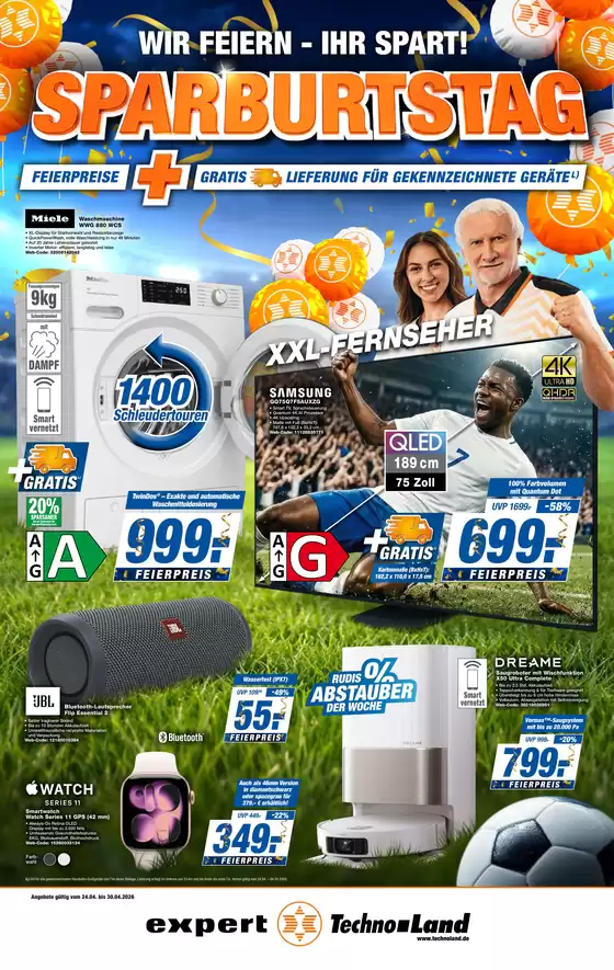 expert Techno Land Katalog in Höxter | Technoland kw18 2026 | 2026-04-24T00:00:00.000Z - 2026-04-30T00:00:00.000Z