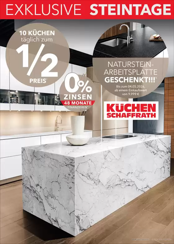 Schaffrath Katalog in Kerpen | Schaffrath KS B Aktion Steintage | 2026-04-24T00:00:00.000Z - 2026-05-04T00:00:00.000Z