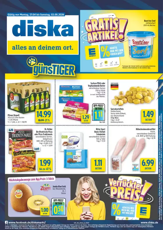 diska Katalog | Top-Deals für alle Kunden | 2026-04-27T00:00:00.000Z - 2026-05-02T00:00:00.000Z