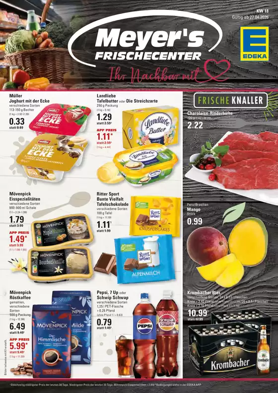 Meyer's Frischemarkt Katalog in Dessau-Roßlau | Endversion Meyer KW 18 2026 compressed | 2026-04-27T00:00:00.000Z - 2026-05-07T00:00:00.000Z