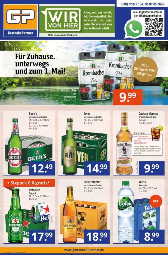 GetränkePartner Katalog in Dessau-Roßlau | Aktuelle Deals und Angebote | 2026-04-27T00:00:00.000Z - 2026-05-09T00:00:00.000Z
