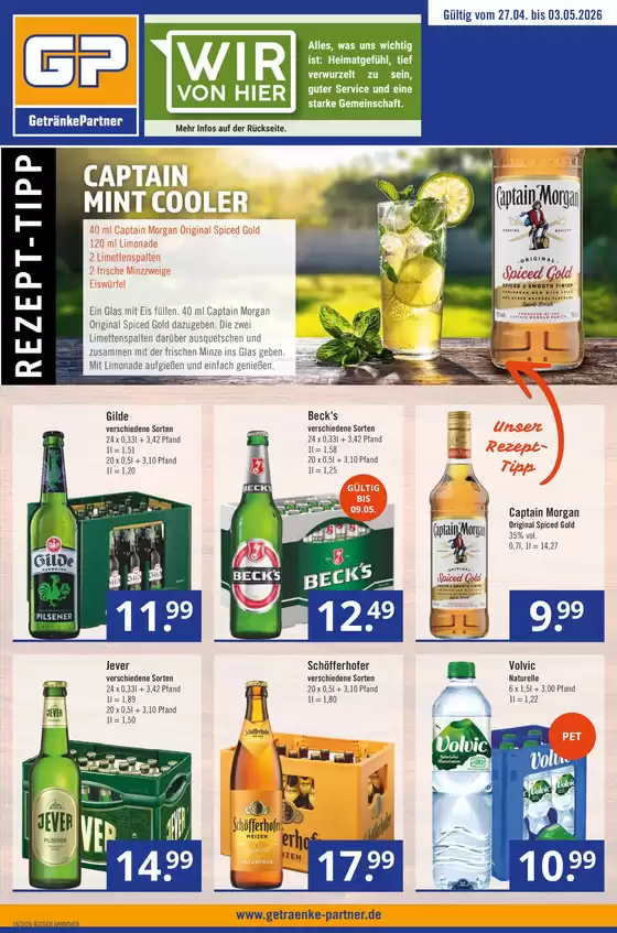 GetränkePartner Katalog in Dessau-Roßlau | Tolles Angebot für alle Kunden | 2026-04-27T00:00:00.000Z - 2026-05-03T00:00:00.000Z