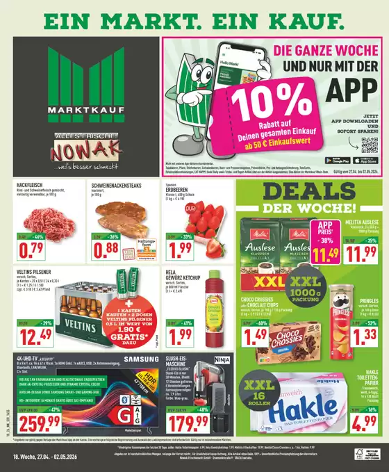 Marktkauf Katalog | Unsere besten Deals für Sie | 2026-04-27T00:00:00.000Z - 2026-05-02T00:00:00.000Z