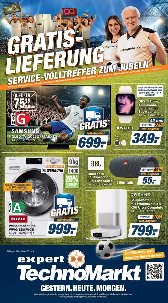 Expert  Technomarkt Katalog in Bobritzsch-Hilbersdorf | GRATIS-GRATISLIEFERUNG  | 2026-04-28T00:00:00.000Z - 2026-05-04T00:00:00.000Z
