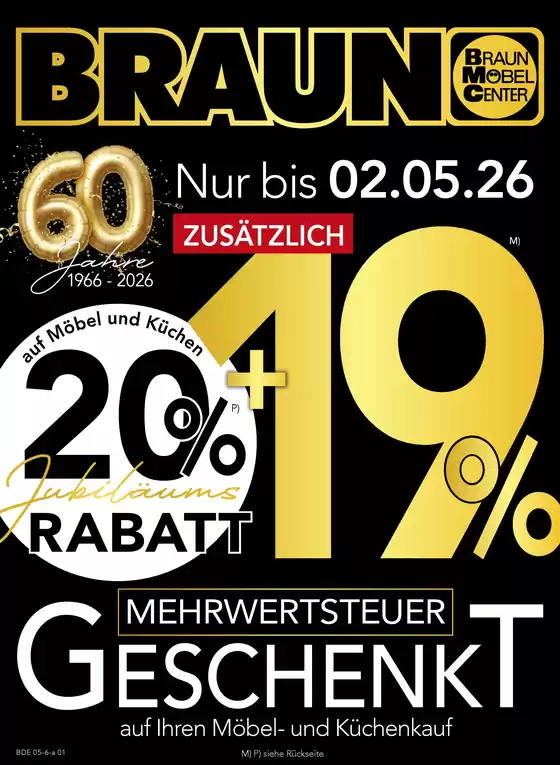 Möbel Braun Katalog in Wedel | ZUSÄTZLICH | 2026-04-29T00:00:00.000Z - 2026-05-02T00:00:00.000Z