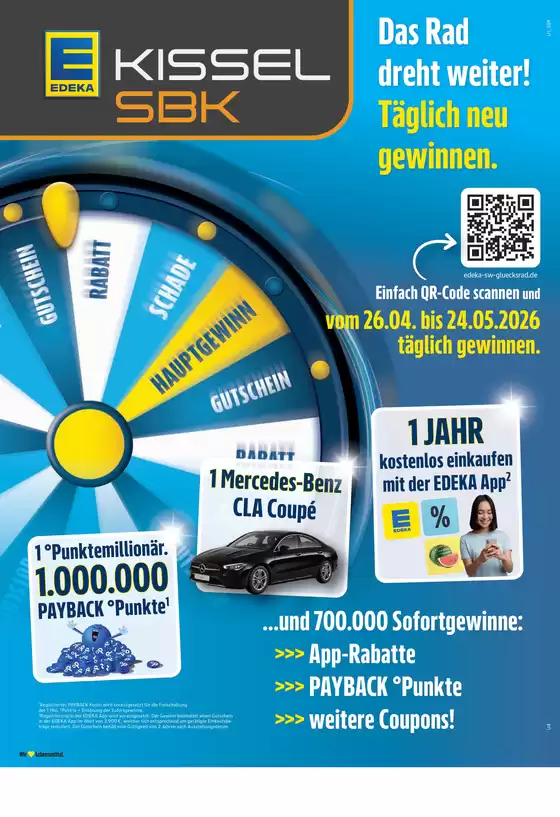 Edeka Kissel SBK Katalog in Rodewisch | Edeka Kissel SBK flugblatt | 2026-04-26T00:00:00.000Z - 2026-05-24T00:00:00.000Z