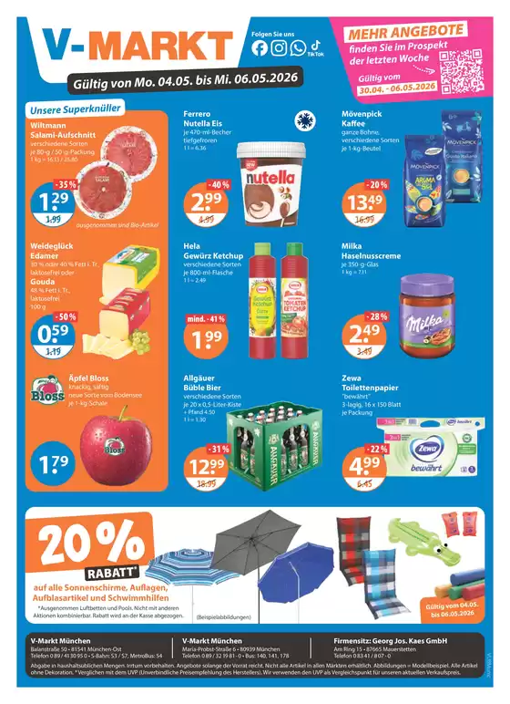 V Markt Katalog | Top-Deals für alle Kunden | 2026-05-04T00:00:00.000Z - 2026-05-06T00:00:00.000Z