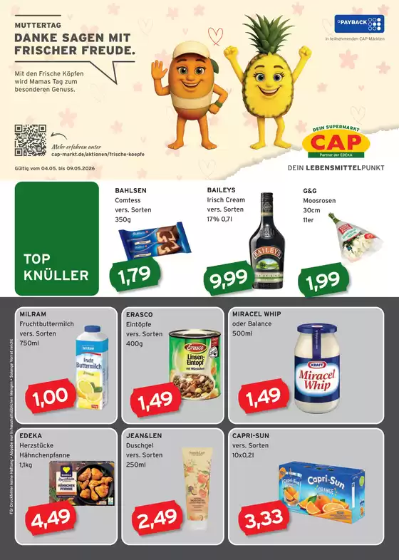 CAP Markt Katalog | Aktuelle Schnäppchen und Angebote | 2026-05-04T00:00:00.000Z - 2026-05-09T00:00:00.000Z