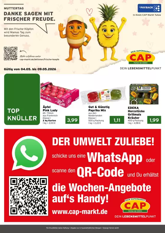 CAP Markt Katalog in Framersheim | Top-Deals und Rabatte | 2026-05-04T00:00:00.000Z - 2026-05-09T00:00:00.000Z