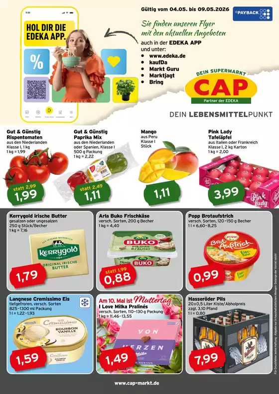 CAP Markt Katalog in Framersheim | Attraktive Angebote entdecken | 2026-05-04T00:00:00.000Z - 2026-05-09T00:00:00.000Z