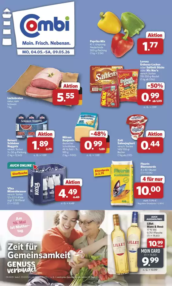 Combi Markt Katalog | Jetzt sparen mit unseren Deals | 2026-05-04T00:00:00.000Z - 2026-05-09T00:00:00.000Z
