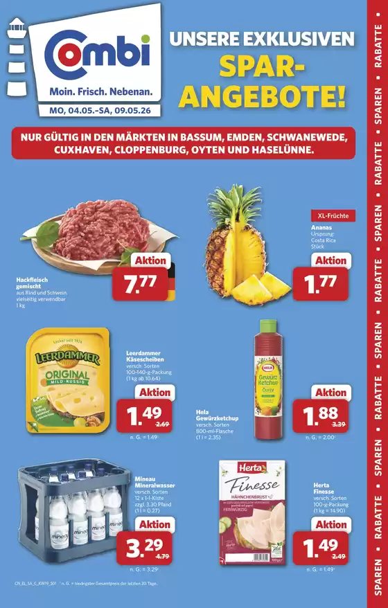 Combi Markt Katalog | Unsere besten Schnäppchen | 2026-05-04T00:00:00.000Z - 2026-05-09T00:00:00.000Z