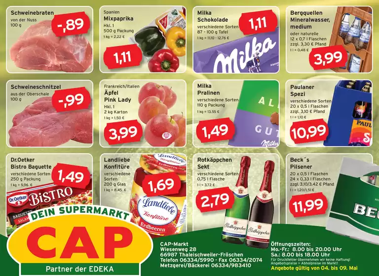 CAP Markt Katalog | Sonderangebote für Sie | 2026-05-04T00:00:00.000Z - 2026-05-09T00:00:00.000Z