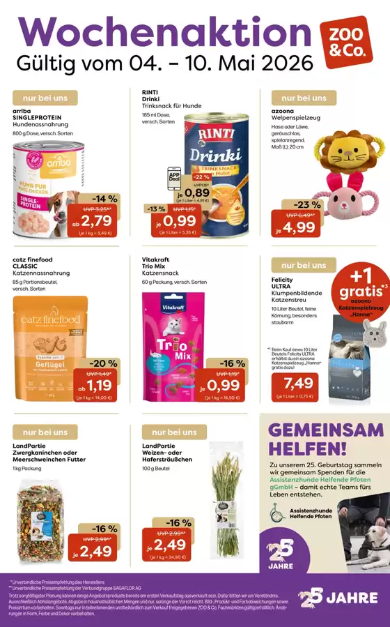 Zoo & Co Katalog in Rothenbuch | Zoo Co flugblatt | 2026-05-04T00:00:00.000Z - 2026-05-10T00:00:00.000Z