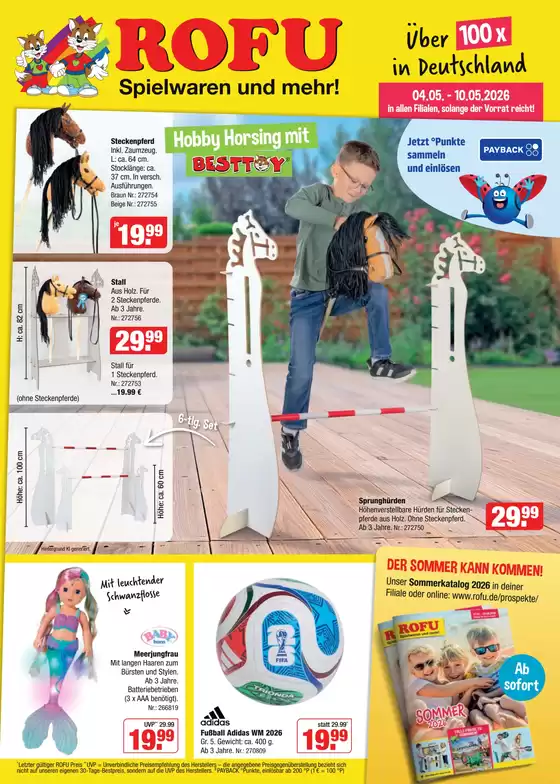 Rofu Kinderland Katalog | KW19 Sommer 1 Prospekt | 2026-05-04T00:00:00.000Z - 2026-05-10T00:00:00.000Z
