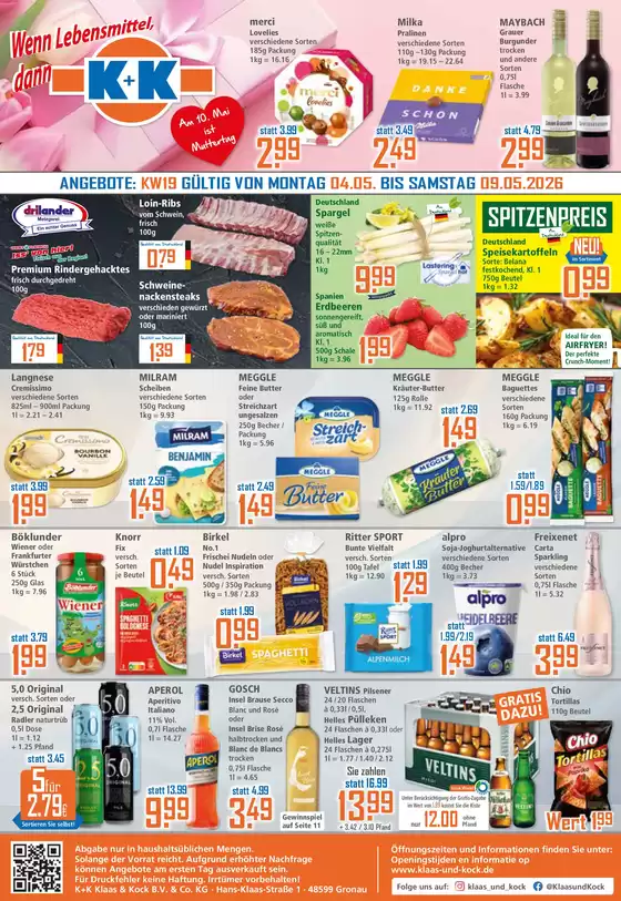 Klaas & Kock Katalog | Klaas Kock flugblatt | 2026-05-04T00:00:00.000Z - 2026-05-09T00:00:00.000Z