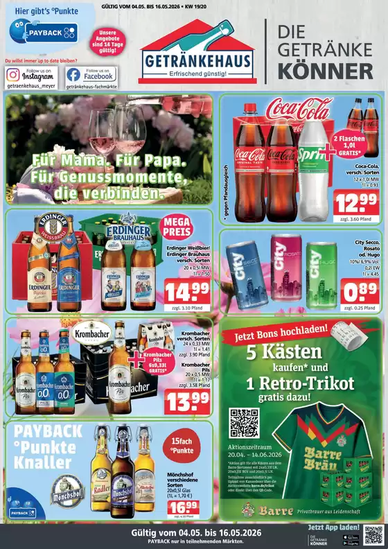 Getränkehaus Katalog | MEY West KW19 20 04.05.2026 16.05.2026 | 2026-05-04T00:00:00.000Z - 2026-05-16T00:00:00.000Z