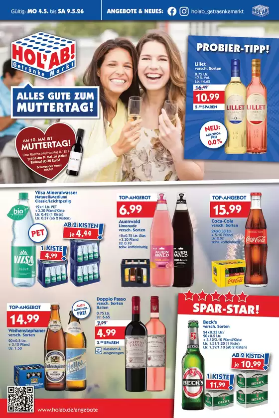 Hol'ab Getränkemarkt Katalog | Holab Getränkemarkt flugblatt | 2026-05-04T00:00:00.000Z - 2026-05-09T00:00:00.000Z