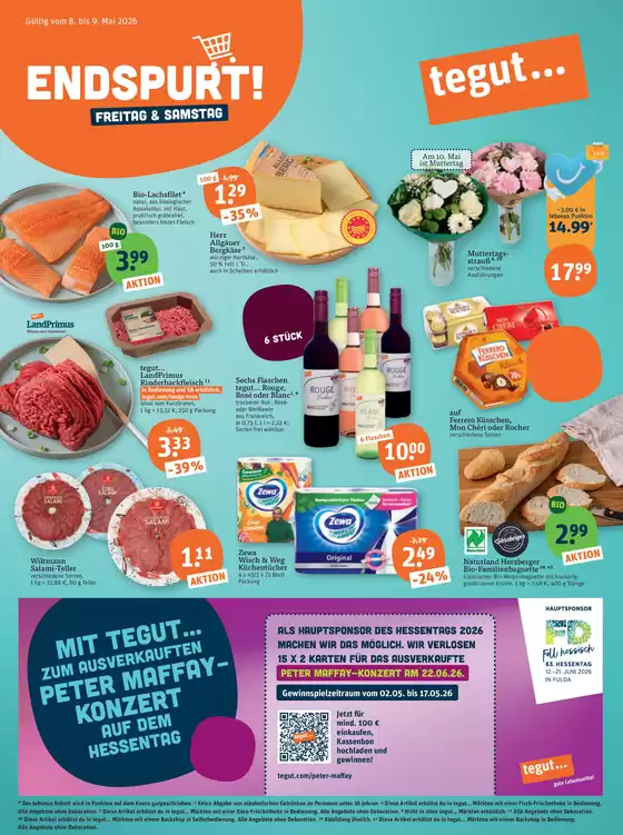 tegut Katalog | Angebote der Woche! tegut | 2026-05-08T00:00:00.000Z - 2026-05-09T00:00:00.000Z
