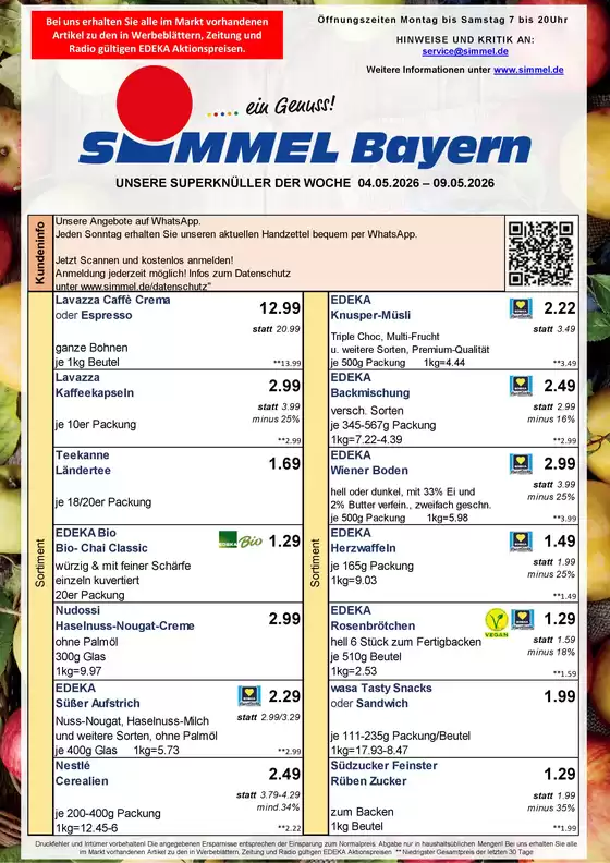Simmel Katalog | Simmel flugblatt | 2026-05-04T00:00:00.000Z - 2026-05-09T00:00:00.000Z